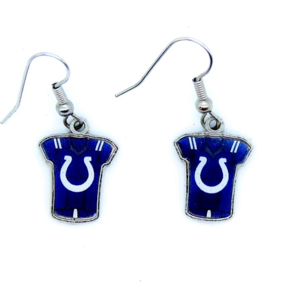 Indianapolis Colts NFL Football Dangle Earrings